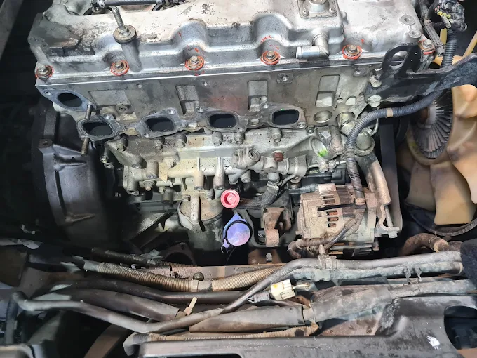 Engine repair work